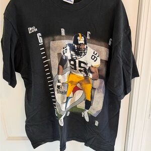 Vintage Greg Lloyd Pittsburgh Steelers Graphic Tee